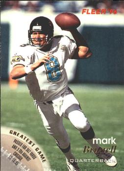 Mark Brunell Jacksonville Jaguars 1996 Fleer NFL #63